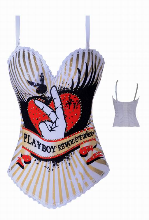 Cartoon Playboy-style Image corset